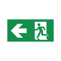 Exit Series - Pictogram - Dubbelzijdig - Links