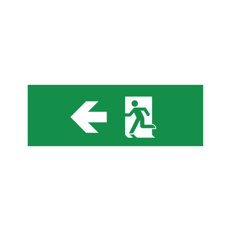 Exit IP65 Series - Opbouw - Label - Links